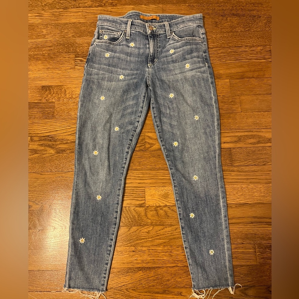 Joe’s Jeans with Floral Embroidery